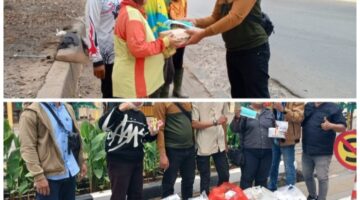 Tim Media Partner Turun ke Jalan, 5.000 Masker, 600 Nasi Kotak dan 300 Susu Dibagikan untuk Warga Palembang