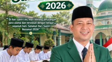 Hari Santri Nasional 2026, H. Junaidi Samsudin Ajak Generasi Muda Meneladani Perjuangan Ulama dan Belajar Sepenuh Hati