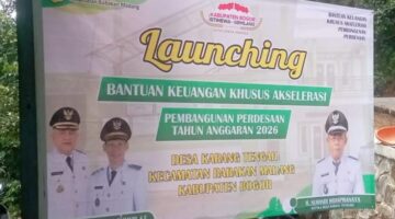 BKK 2026 Desa Karang Tengah Diluncurkan! Kades Suhandi Apresiasi Bupati Bogor, Pembangunan Dituntut Transparan dan Tepat Sasaran