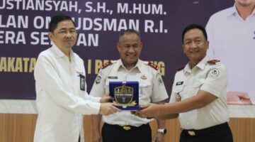 Perkuat Kualitas Pelayanan, Lapas Palembang Terima Kunjungan Ombudsman Sumsel